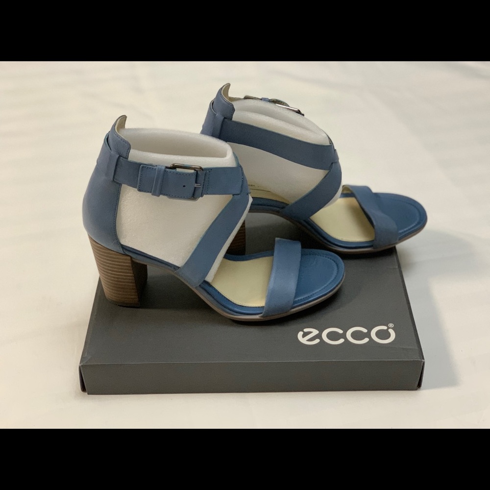 Ecco Women’s Shape 65 Block Sandal Retro Blue